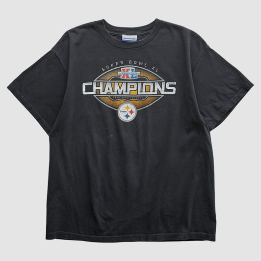 Pittsburgh Steelers Reebok 2006 T-shirt - Black - M by Fanatics Real Vintage