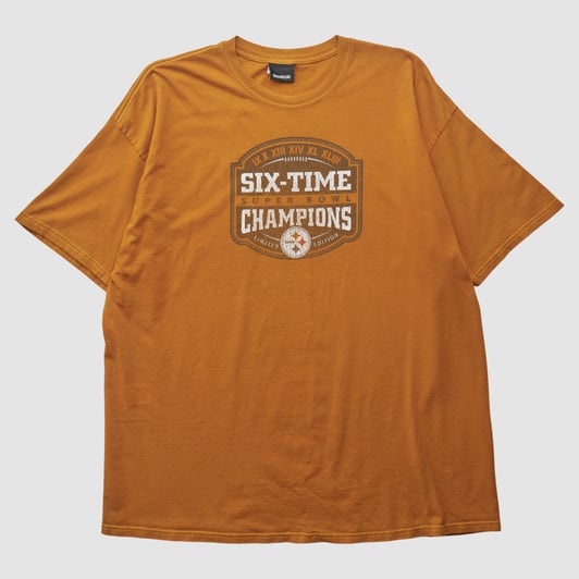 Pittsburgh Steelers Reebok 2009 T-shirt - Clay - 2XL by Fanatics Real Vintage