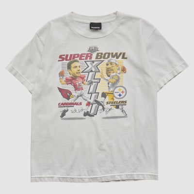 Pittsburgh Steelers Reebok 2009 T-shirt - White - XS by Fanatics Real Vintage