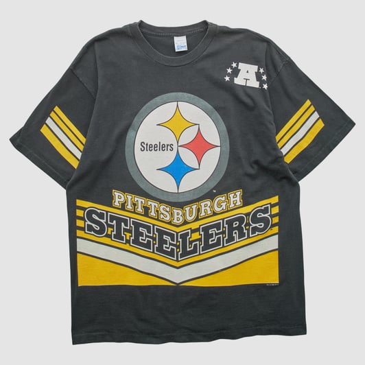 Pittsburgh Steelers Salem Sportswear 1995 T-shirt - Black - 2XL by Fanatics Real Vintage