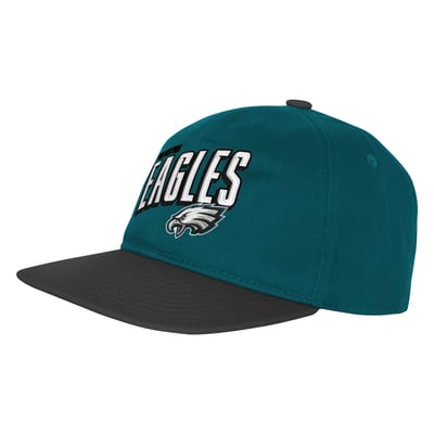 Philadelphia Eagles Outerstuff Preschool Wordmark Snapback Hat - Green/Black