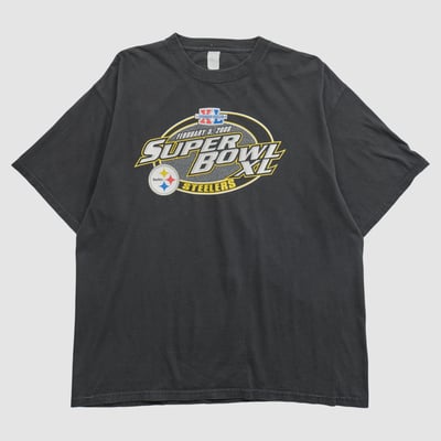 Super Bowl XL 2006 T-shirt - Black - 2XL by Fanatics Real Vintage