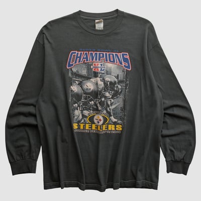 Super Bowl XL Alstyle 2006 Long Sleeve T-shirt - Black - L by Fanatics Real Vintage