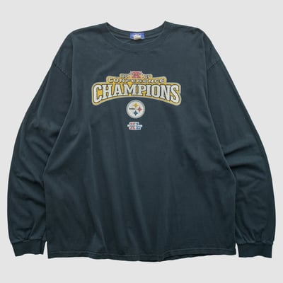 Super Bowl XL Reebok 2005 Long Sleeve T-shirt - Black - 2XL by Fanatics Real Vintage