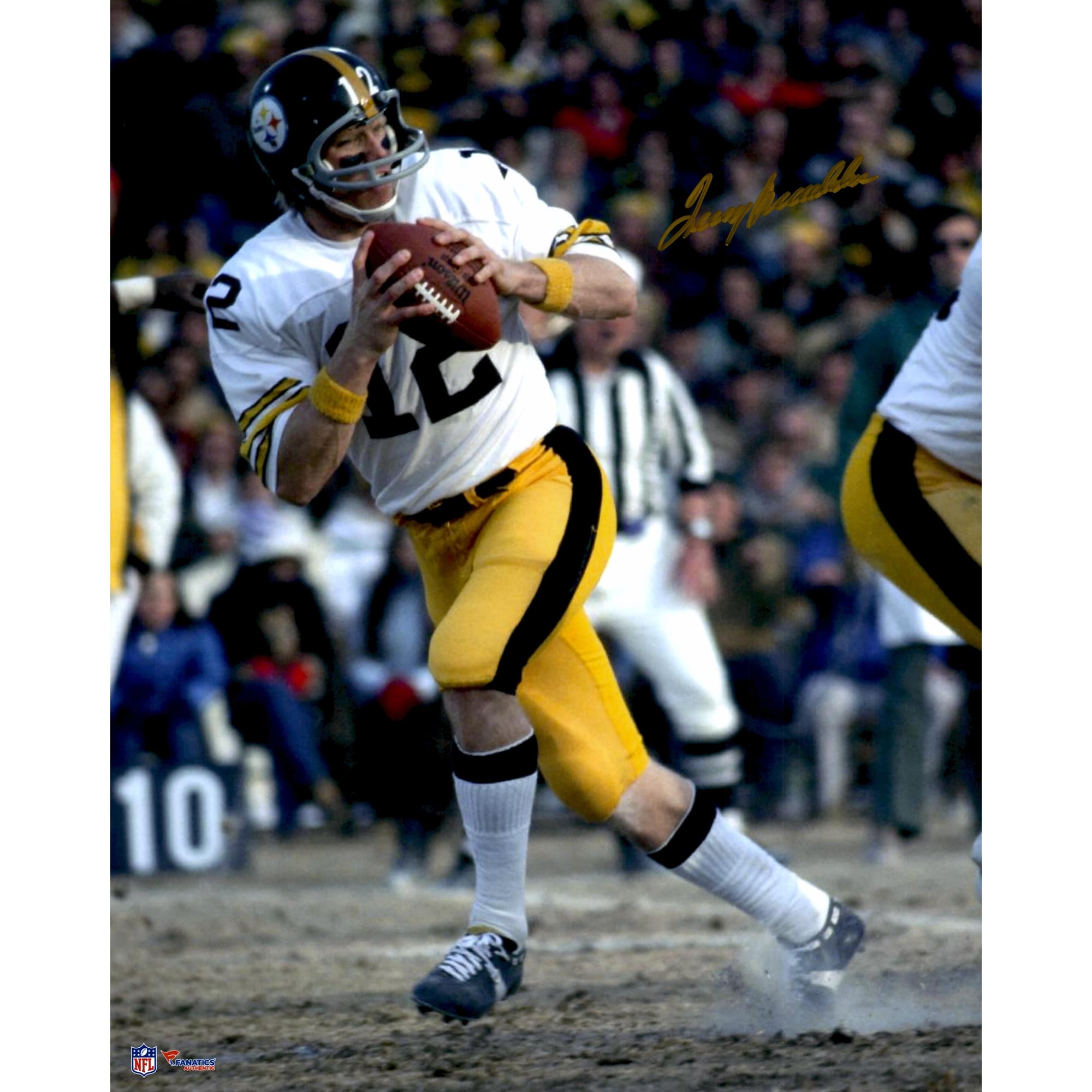 2016 Donruss #244 Terry Bradshaw Football Trading Card - Pittsburgh Steelers Hall Of Fame Quarterback