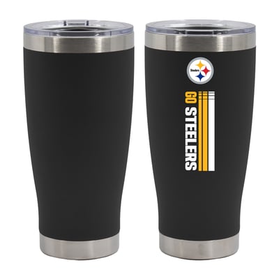 Pittsburgh Steelers The Memory Company Let's Go 20oz. Stainless Steel Tumbler