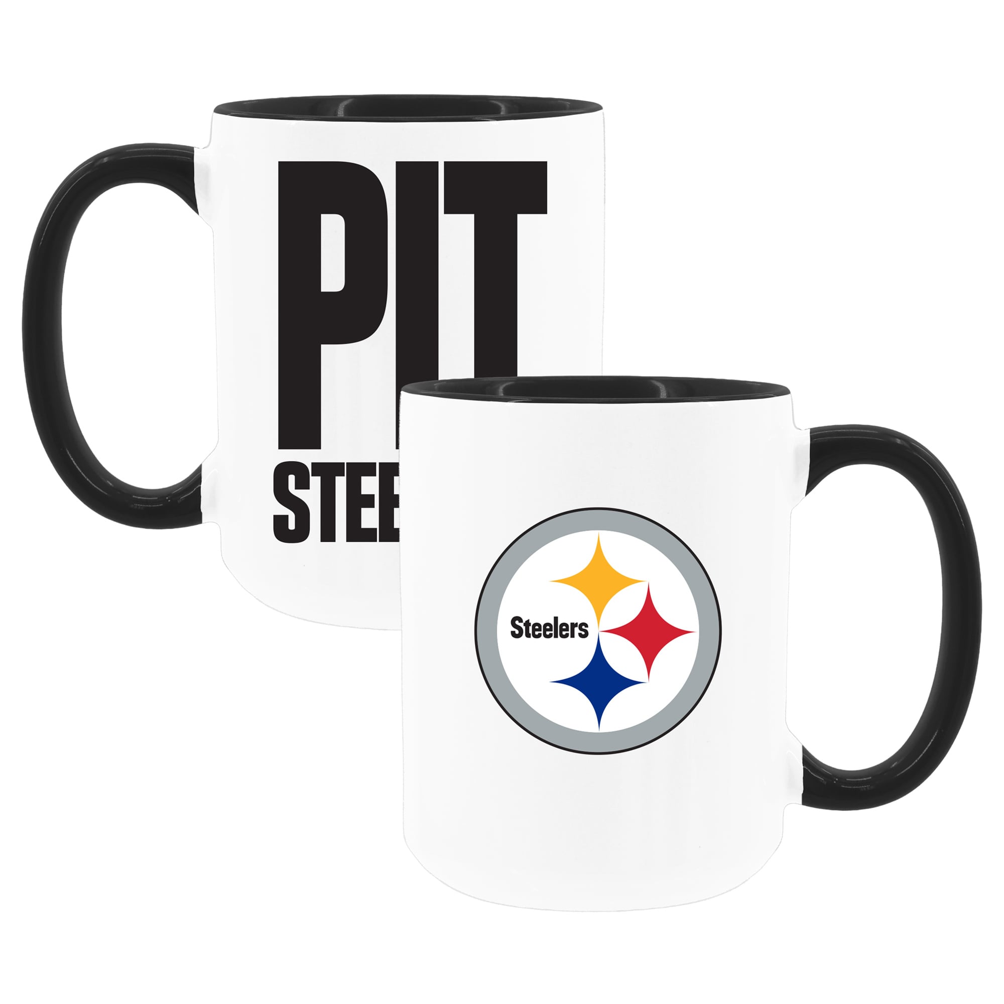 Pittsburgh Steelers The Memory Company Two-Piece 15oz. Coffee Mug Set