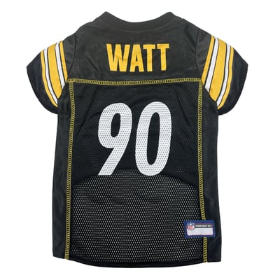 T.J. Watt Pittsburgh Steelers Player Pet Jersey - Black