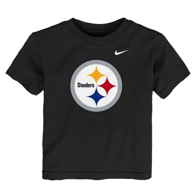 Pittsburgh Steelers Nike Toddler Logo T-Shirt - Black