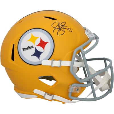 Troy Polamalu Pittsburgh Steelers Autographed Fanatics Authentic Riddell 2025 Alternate Speed Replica Helmet  