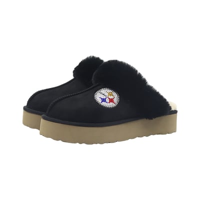  Pittsburgh Steelers FABGATING by Cuce Unisex Team Color Slipper Boots - Black