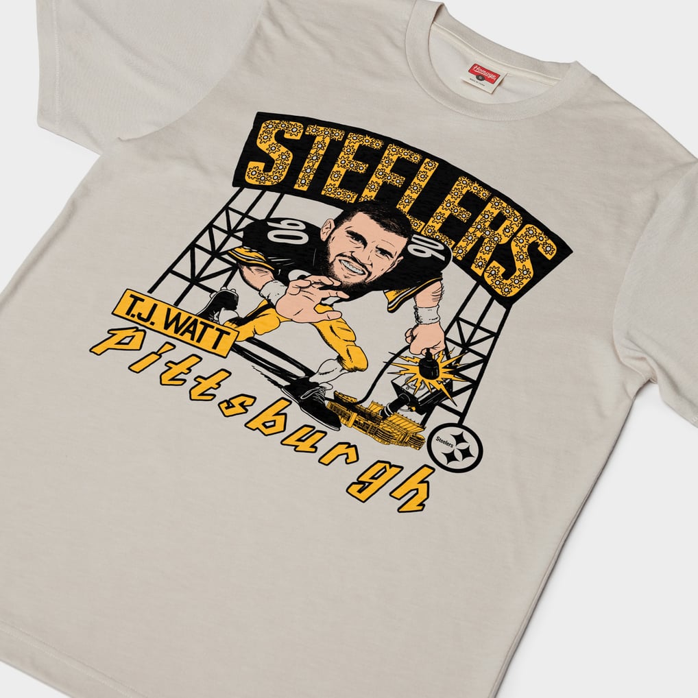 Unisex Pittsburgh Steelers T.J. Watt Homage Stone Caricature Player ...