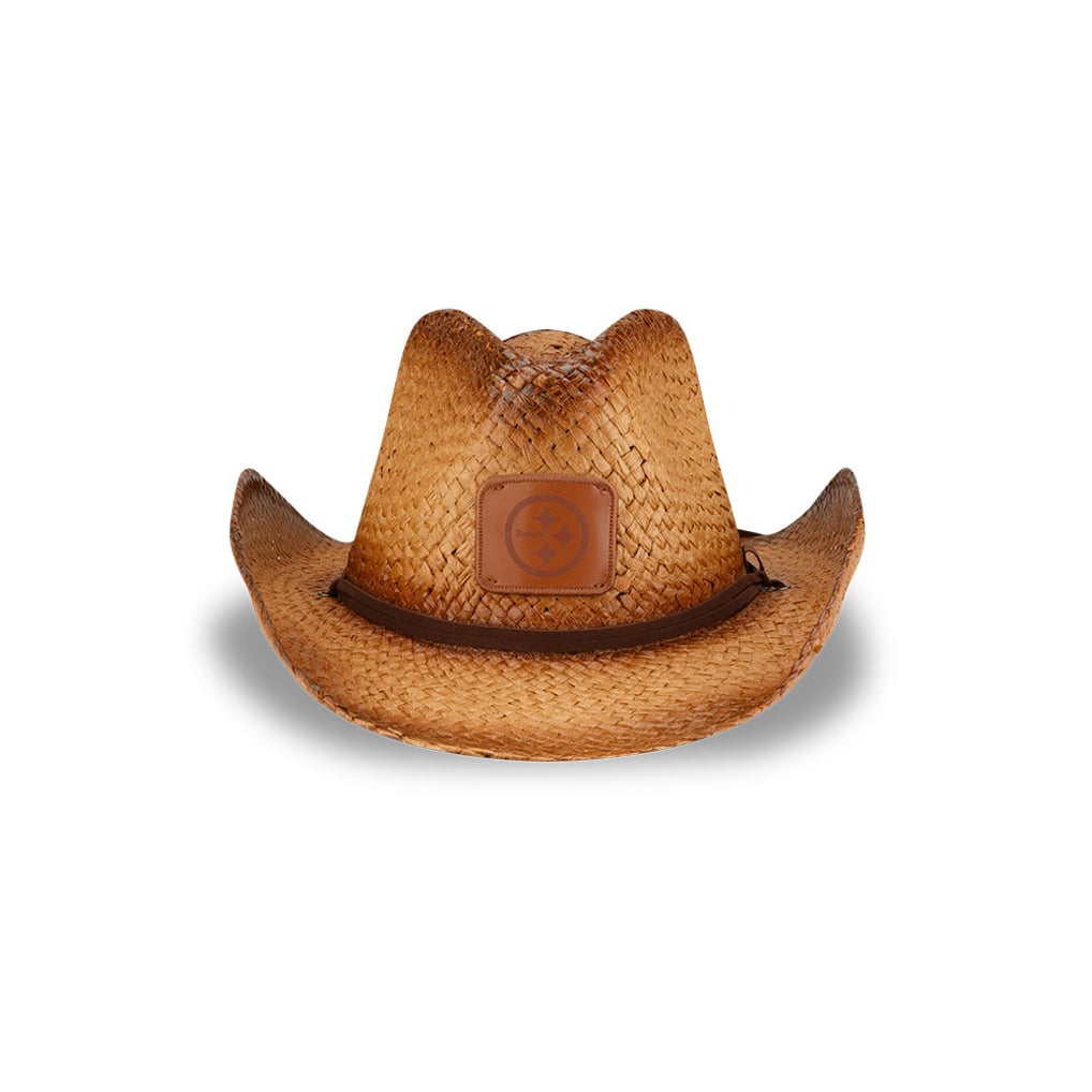 Pittsburgh Steelers New Era Unisex Dutton Curved Brim Straw  display picture 1