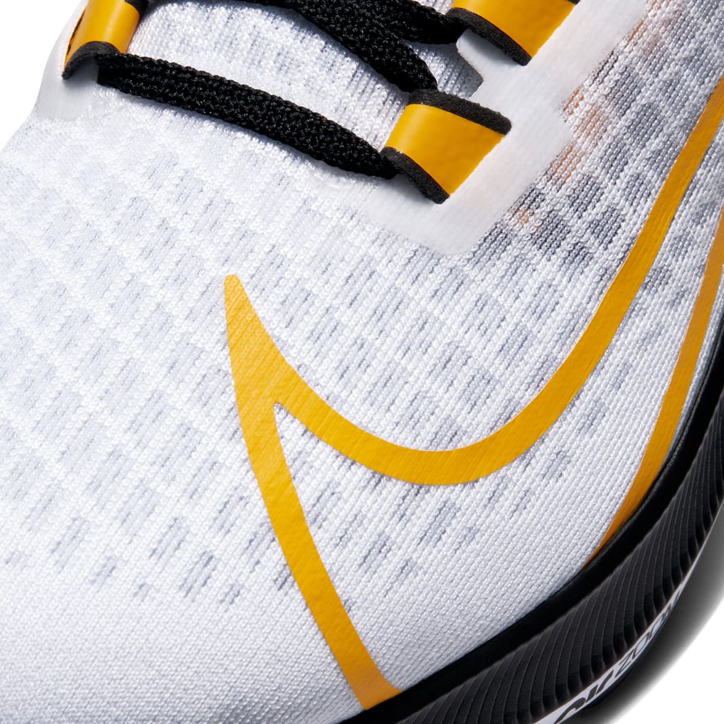 Pittsburgh Steelers Nike Unisex Zoom Pegasus 37 Running Shoe - White