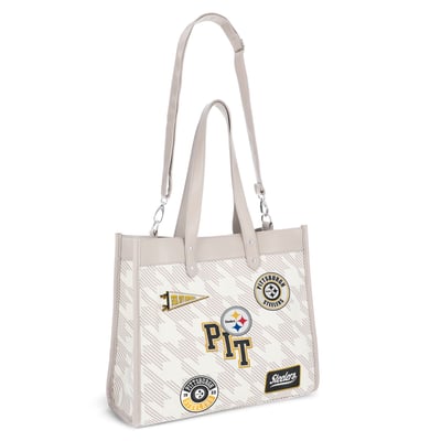Pittsburgh Steelers WEAR by Erin Andrews Patch Printed Tote Bag
