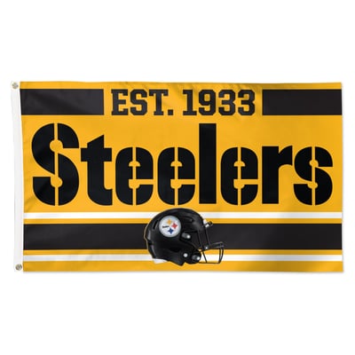 Pittsburgh Steelers WinCraft 3' x 5' Established 1-Sided Deluxe Flag