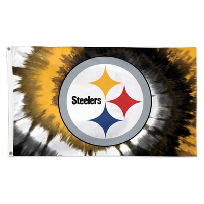 Pittsburgh Steelers WinCraft 3' x 5' Tye Dye Deluxe Single-Sided Flag