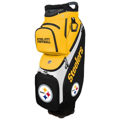 Pittsburgh Steelers WinCraft Clubhouse Cooler Cart Golf Bag