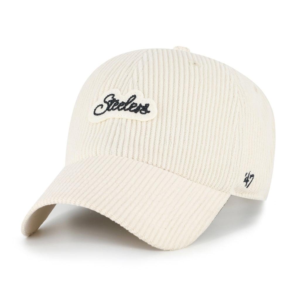 '47 Pittsburgh Steelers Women's Natural Rope Script Clean Up Adjustable Hat