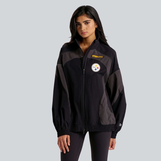 Pittsburgh Steelers lululemon Women's Ventilated Oversized Track Jacket - Black