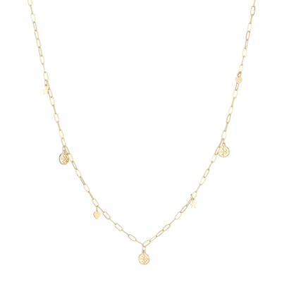 Pittsburgh Steelers LUV AJ Women's Star & Heart Charm Logo Necklace - Gold