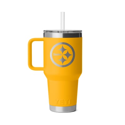 Pittsburgh Steelers YETI 35oz. Rambler 2.0 Straw Mug