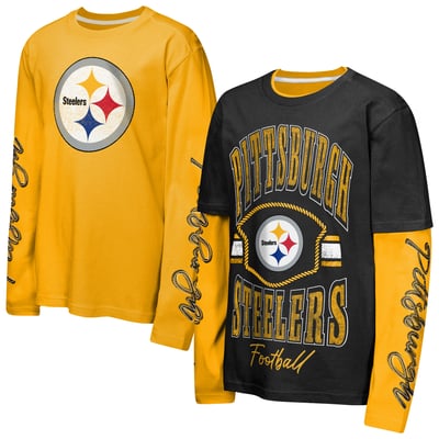 Pittsburgh Steelers Outerstuff Youth Motion Combo Set - Black/Gold