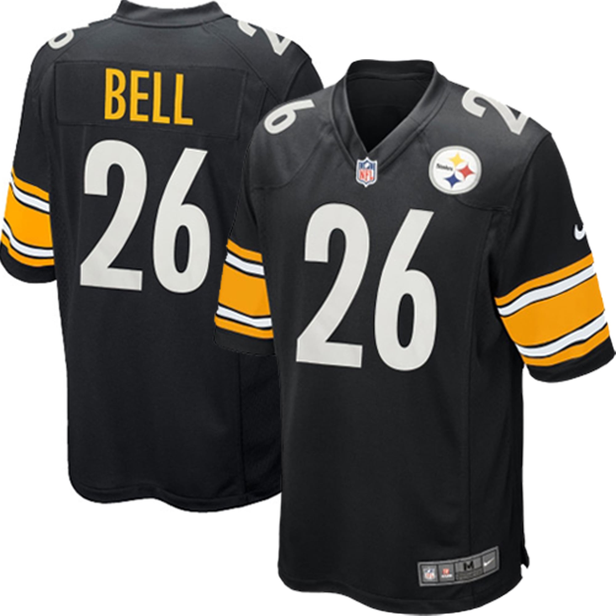 Youth Pittsburgh Steelers Le'Veon Bell Nike Black Team Color Game