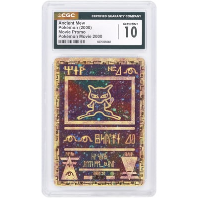 Ancient Mew 2000 Pokemon Movie Promo # CGC Authenticated 10 Card
