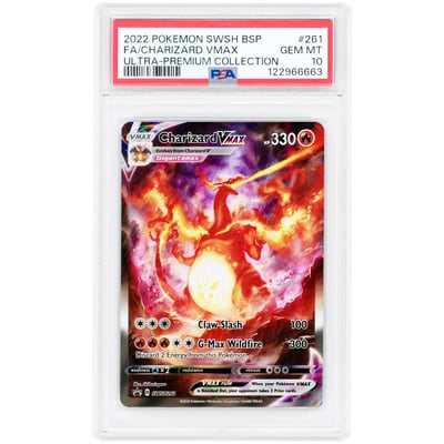 Charizard VMAX 2022 Pokemon Scarlet & Violet Promo #SWSH261 PSA Authenticated 10 Card