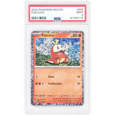 Fuecoco 2023 Pokemon McDonald's Promo #2 PSA Authenticated 9 Card