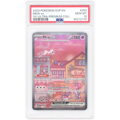 Mew ex 2023 Pokemon Scarlet & Violet Promo #53 PSA Authenticated 10 Card