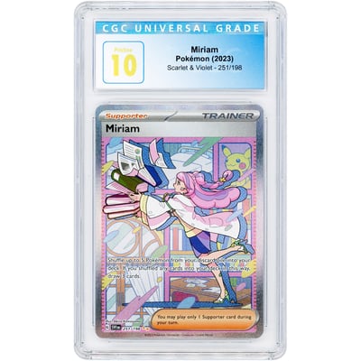 Miriam 2023 Pokemon Scarlet & Violet Base Set Special Illustration Rare #251 CGC Authenticated Pristine 10 Card