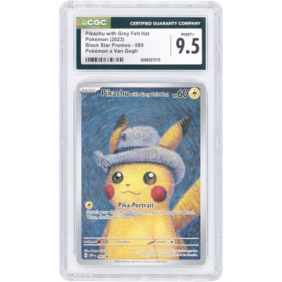 Pikachu with Grey Felt Hat 2023 Pokemon Scarlet & Violet Promo #85 CGC Authenticated 9.5 Card