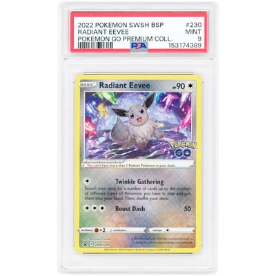 Radiant Eevee 2022 Pokemon Scarlet & Violet Promo #SWSH230 PSA Authenticated 9 Card