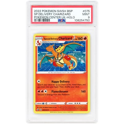 Special Delivery Charizard 2022 Pokemon Scarlet & Violet Promo #SWSH075 PSA Authenticated 9 Card