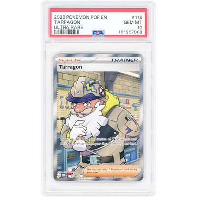 Tarragon 2026 Pokemon Perfect Order Ultra Rare #116 PSA Authenticated 10 Card