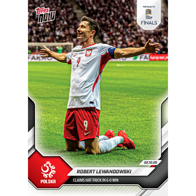Robert Lewandowski - 2026-27 UEFA Nations League Topps NOW® - Card 7