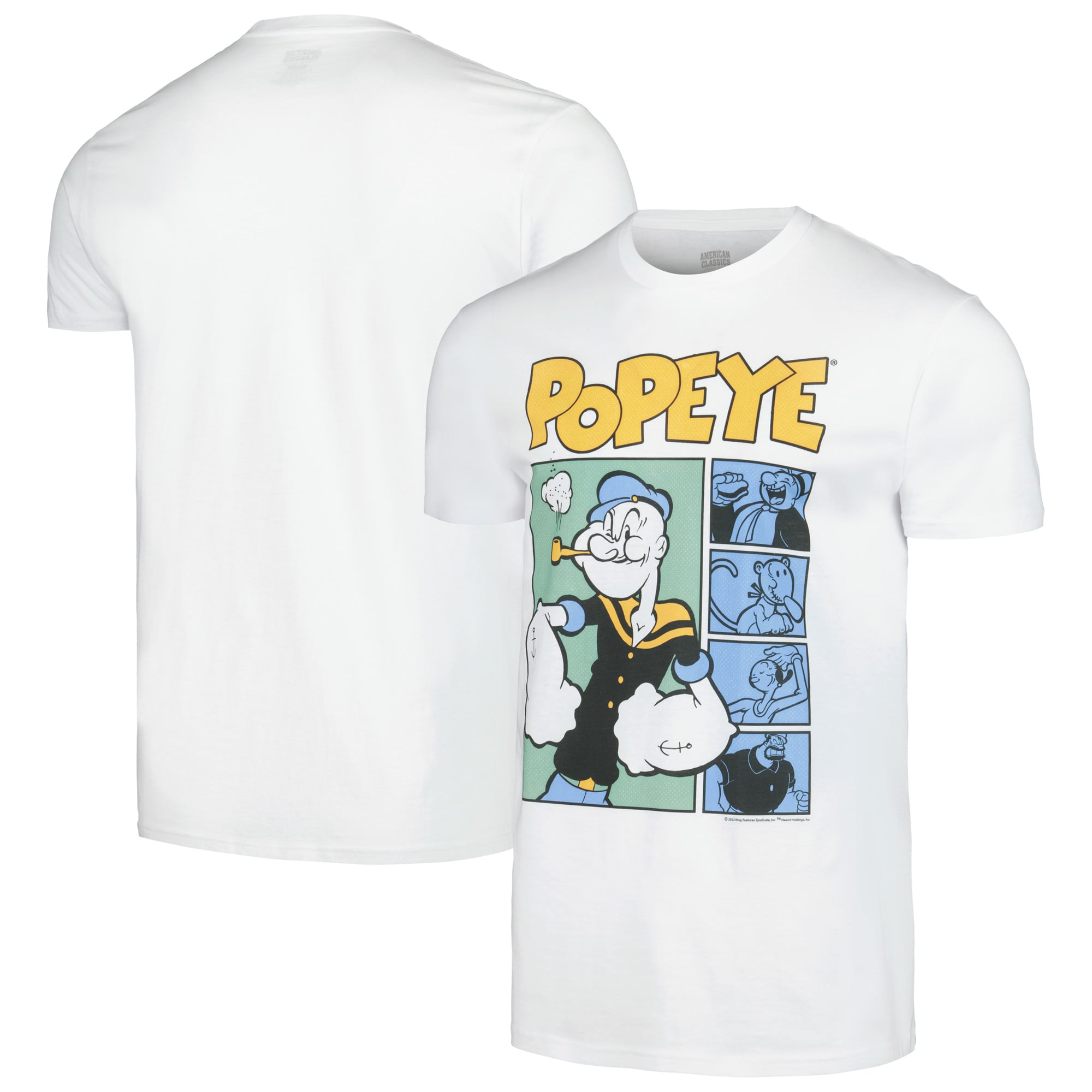 Popeye Boxes Graphic T-Shirt - White