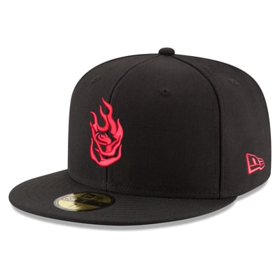  Portland Fire New Era Team 59FIFTY Fitted Hat - Black