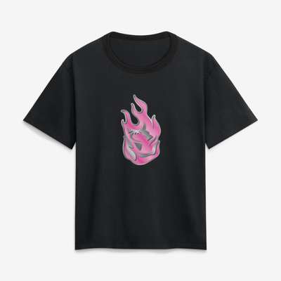 Portland Fire Women's Forged Mascot T-Shirt - Black