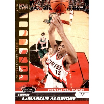 2007-08 Stadium Club Photographer's Proof Gold #37 LaMarcus Aldridge