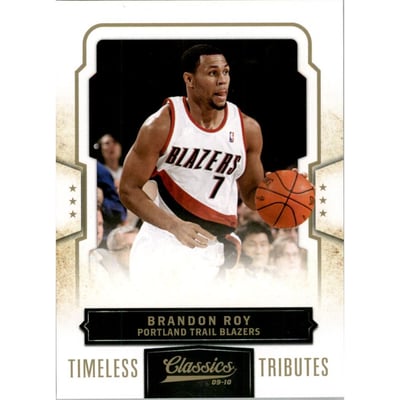 2009-10 Classics Timeless Tributes Gold #58 Brandon Roy