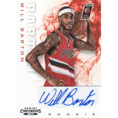 2012-13 Panini Contenders #238 Will Barton AU RC