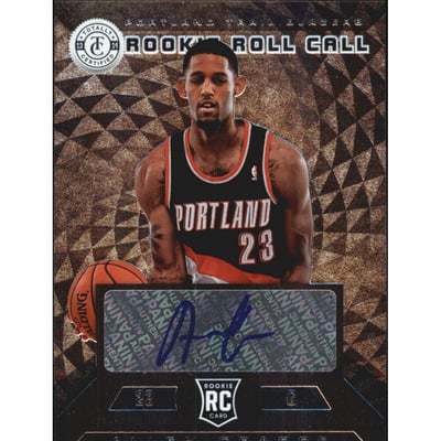 2013-14 Totally Certified Rookie Roll Call Autographs Blue #29 Allen Crabbe/49