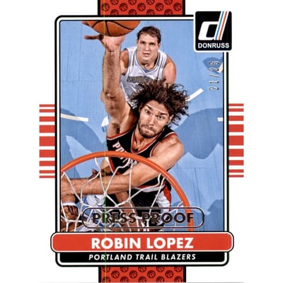 2014-15 Donruss Press Proofs Silver #184 Robin Lopez