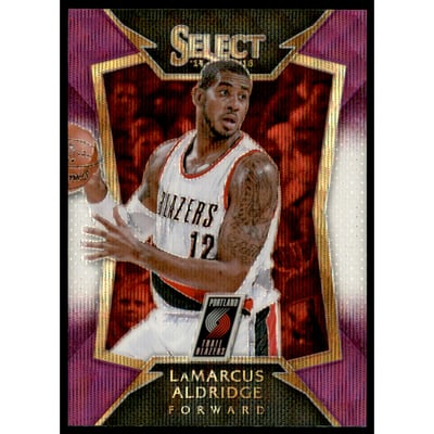 2014-15 Select Prizms Purple and White #6 LaMarcus Aldridge CON