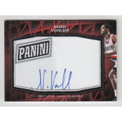 2016 Panini National Convention Manufactured Patch Autographs #NV Noah Vonleh