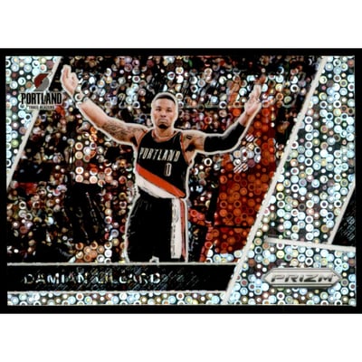 2017-18 Panini Prizm Get Hyped! Prizms Fast Break #22 Damian Lillard