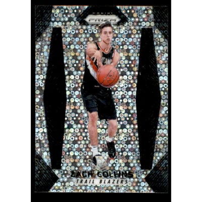 2017-18 Panini Prizm Prizms Fast Break #144 Zach Collins